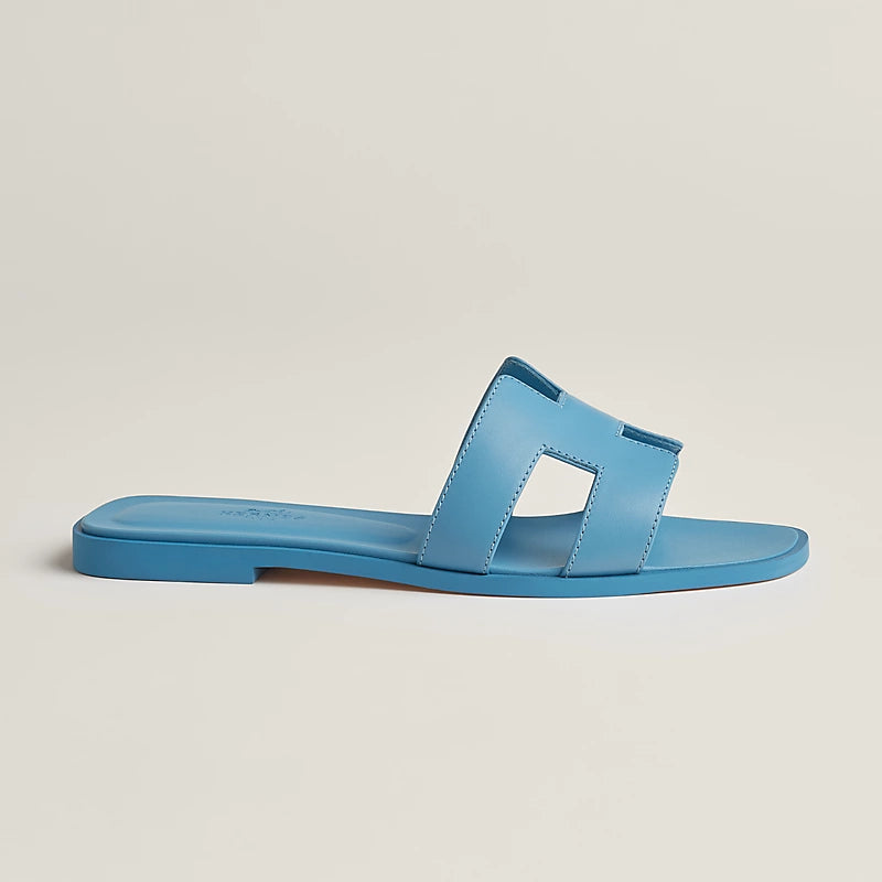 Hermès Oran Sandal Bleu Cameo