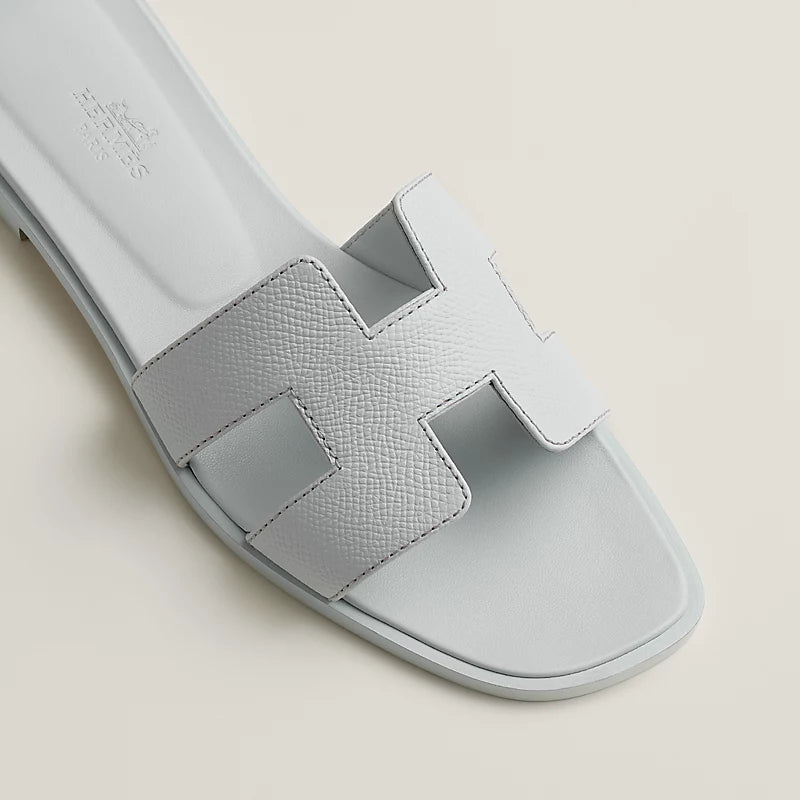 Hermès Oran Sandal Bleu Glacier