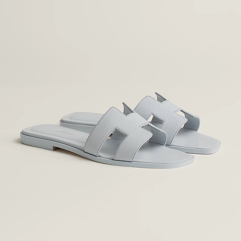 Hermès Oran Sandal Bleu Glacier