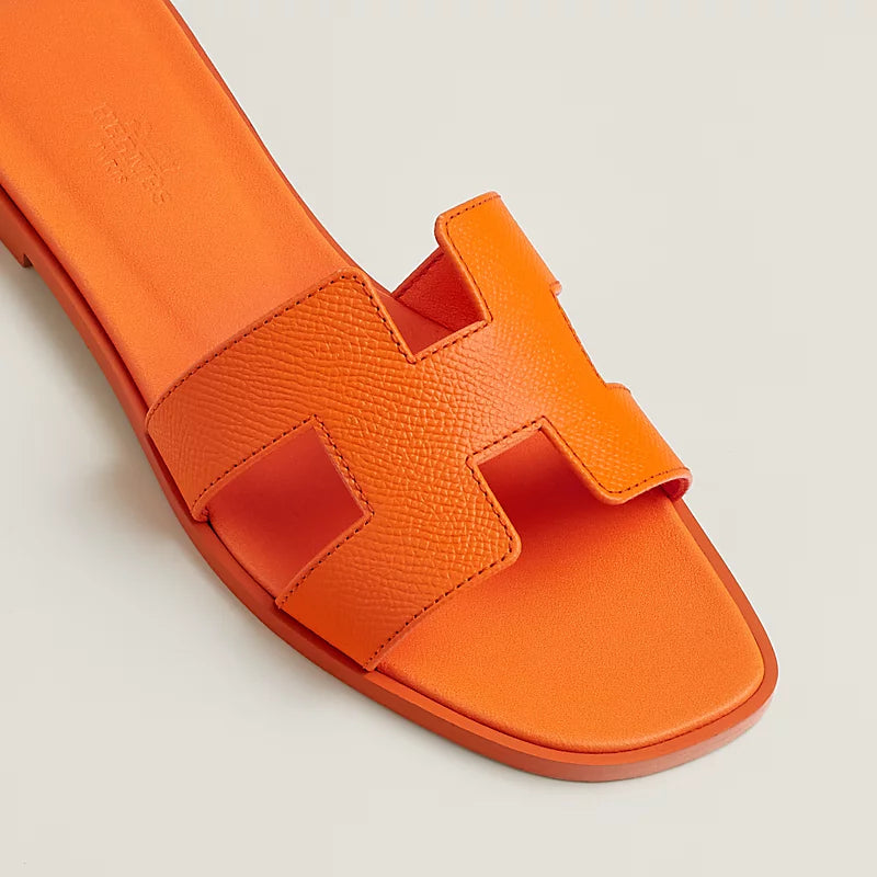 Hermès Oran Sandal Orange Sunset