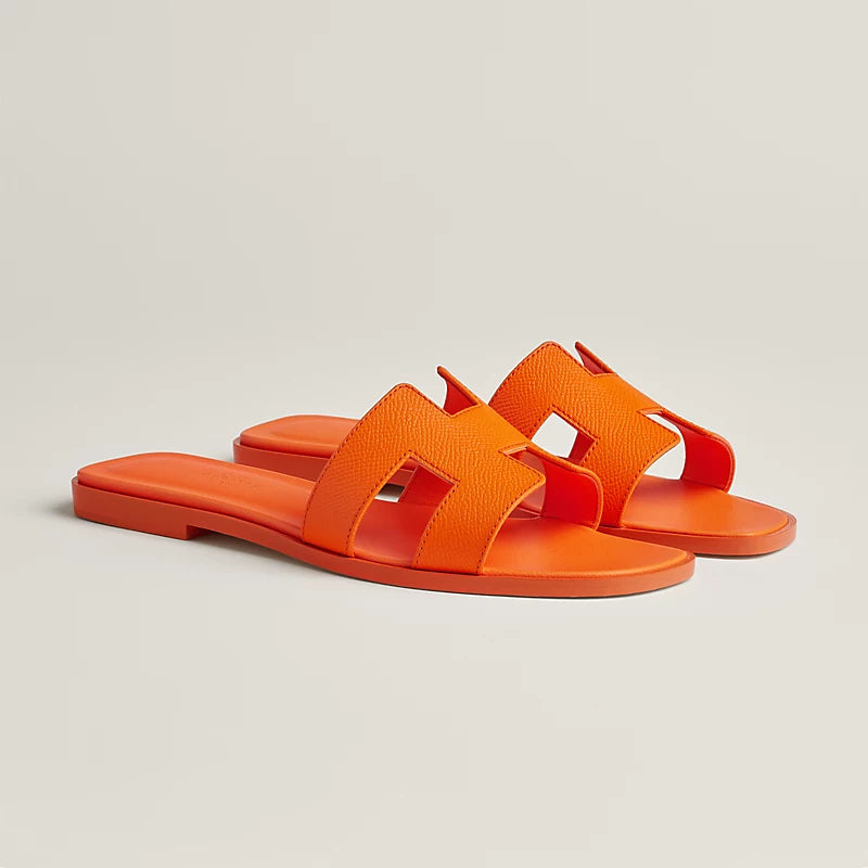 Hermès Oran Sandal Orange Sunset