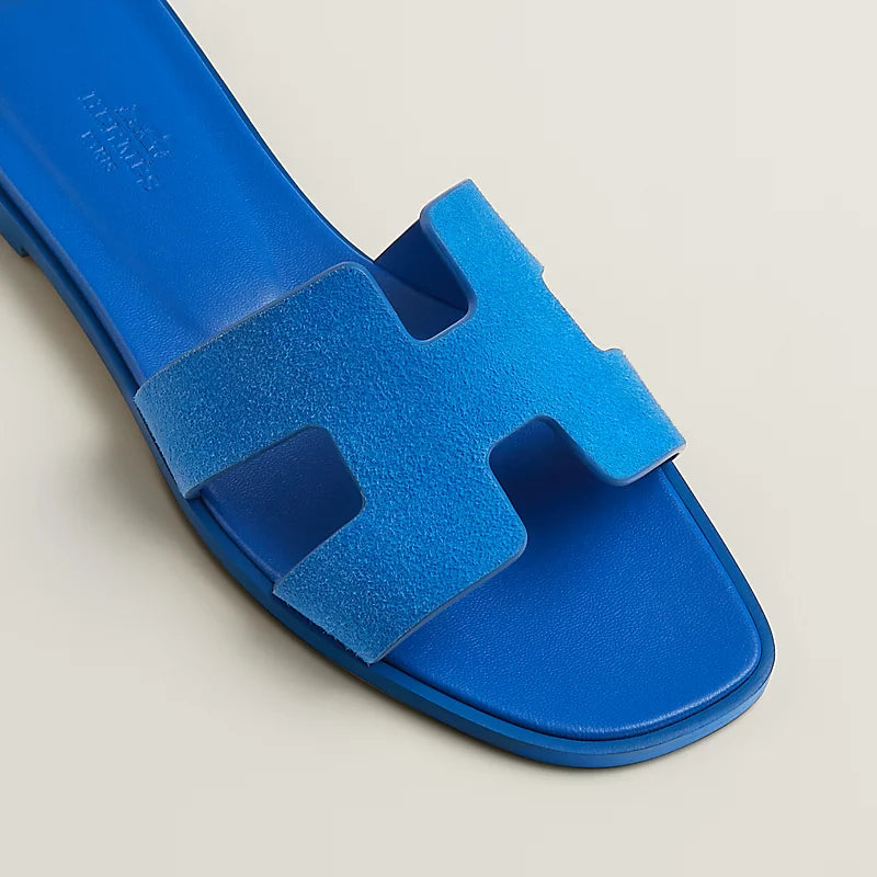 Hermès Oran Sandal Bleu Pacifique