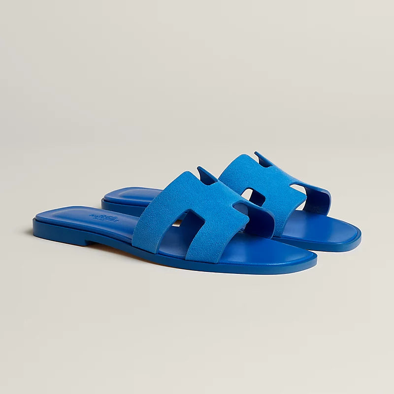 Hermès Oran Sandal Bleu Pacifique