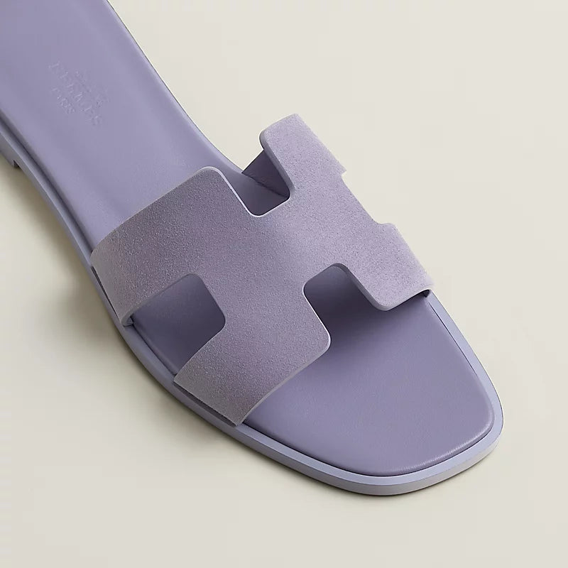 Hermès Oran Sandal Violet Glycine