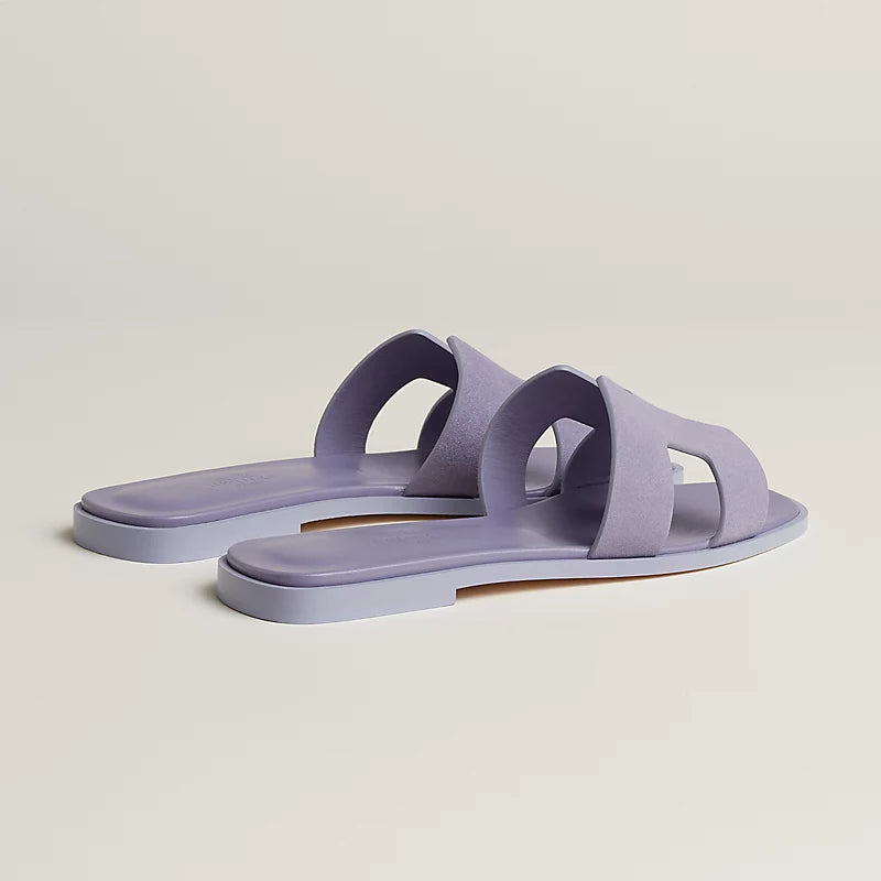 Hermès Oran Sandal Violet Glycine