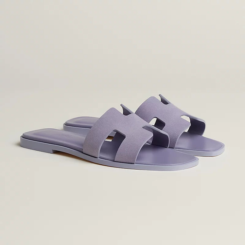Hermès Oran Sandal Violet Glycine