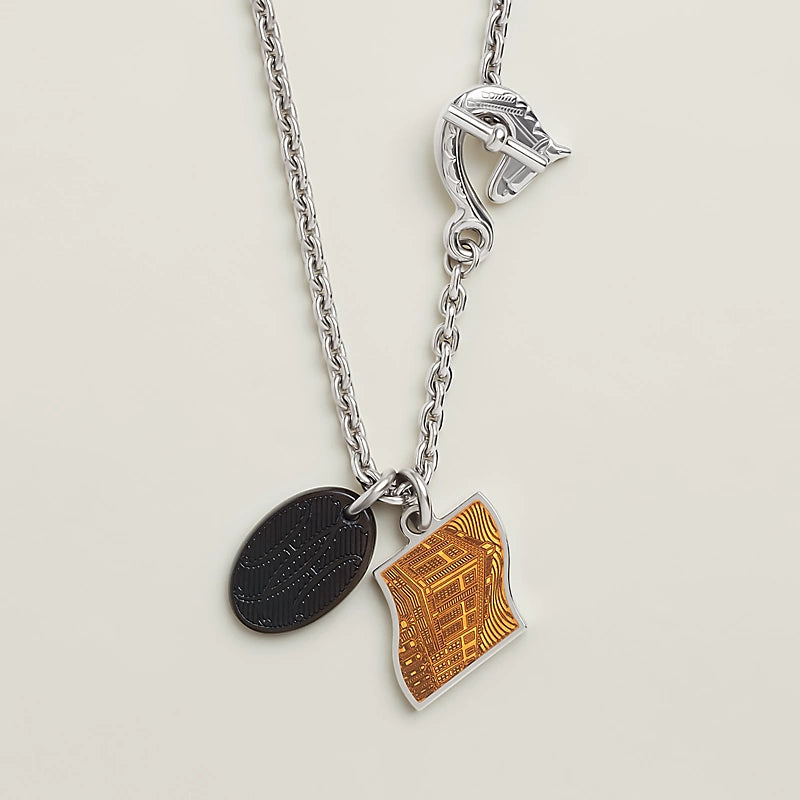 Hermès Parade Necklace - Orange Pulp Transparent