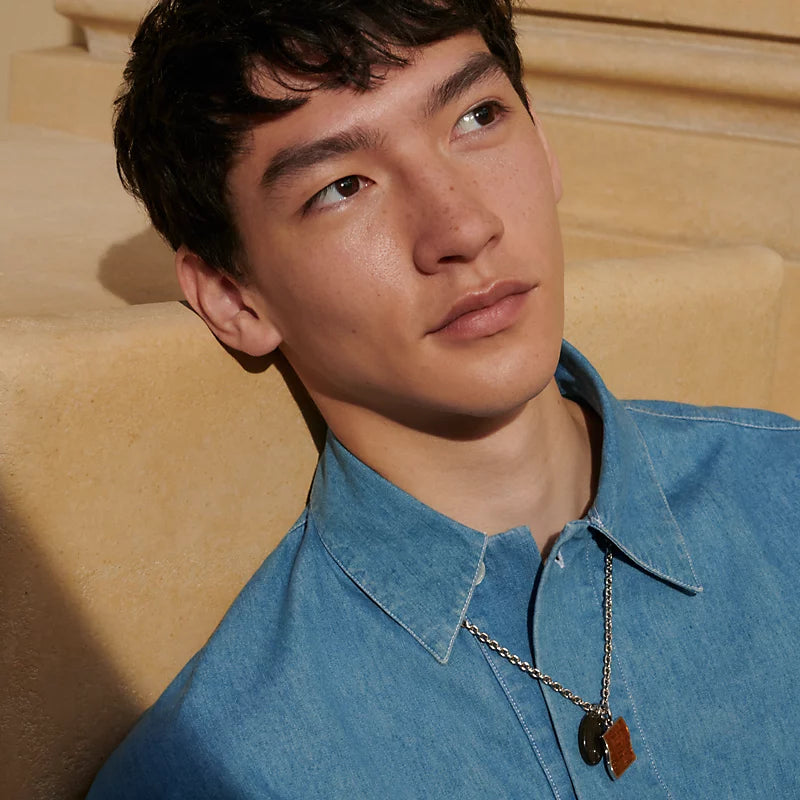 Hermès Parade Necklace - Orange Pulp Transparent