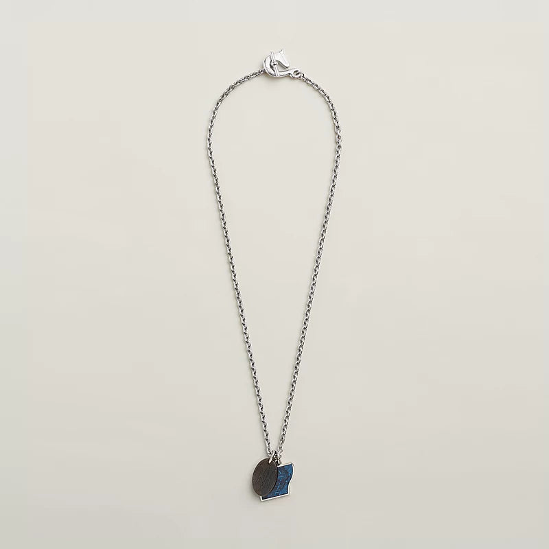 Hermès Parade Necklace - Blue Fireworks Transparent