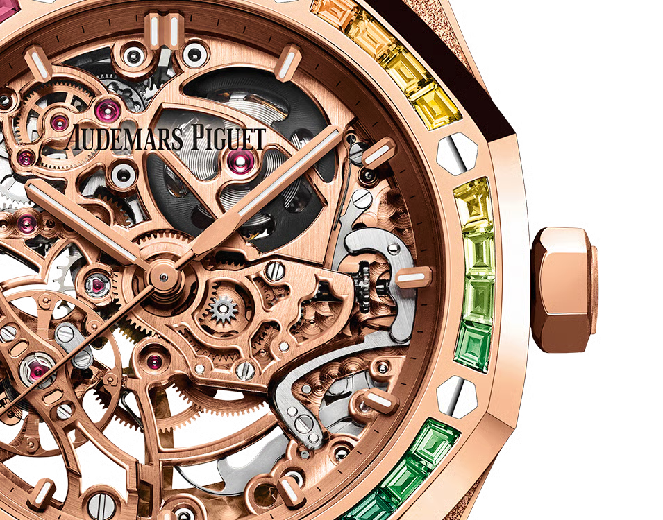 Audemars Piguet Royal Oak Frosted Gold Double Skeleton Balance Ref. 15468OR.YG.1259OR.01-B