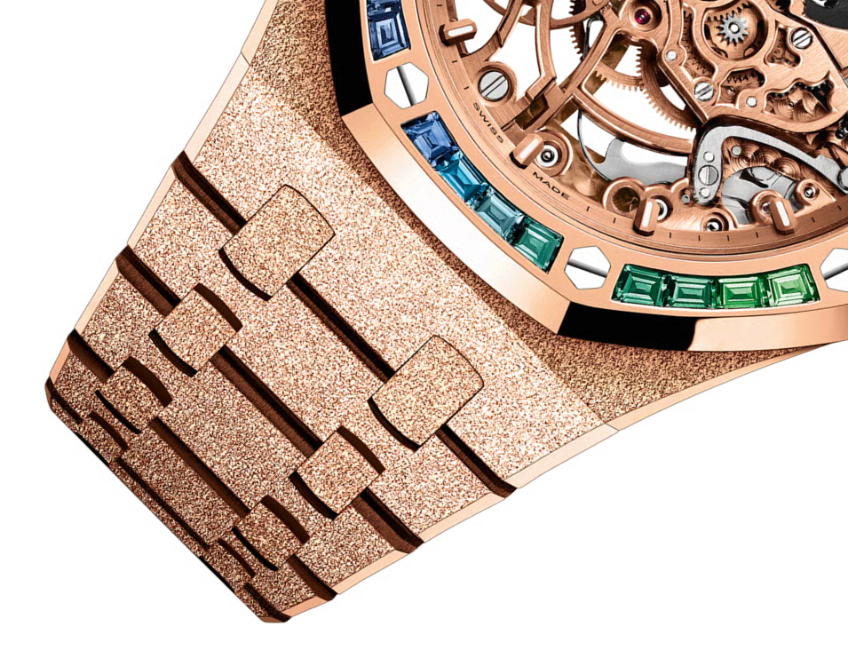 Audemars Piguet Royal Oak Frosted Gold Double Skeleton Balance Ref. 15468OR.YG.1259OR.01-B