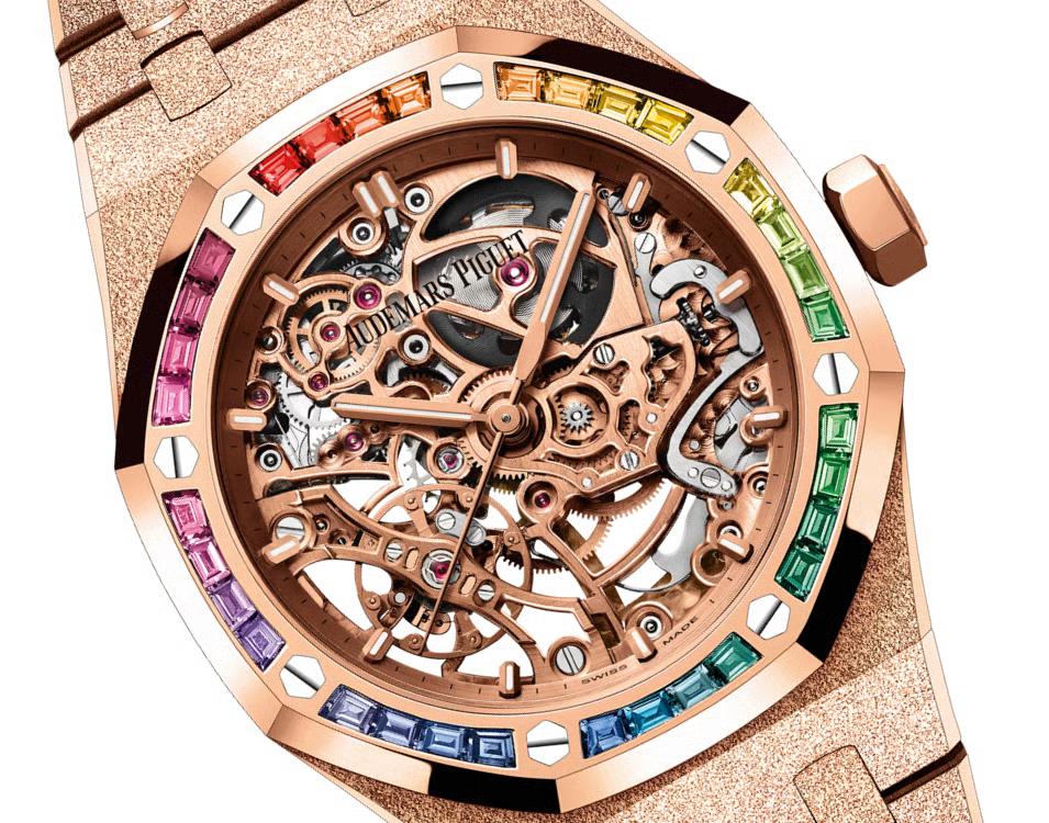 Audemars Piguet Royal Oak Frosted Gold Double Skeleton Balance Ref. 15468OR.YG.1259OR.01-B