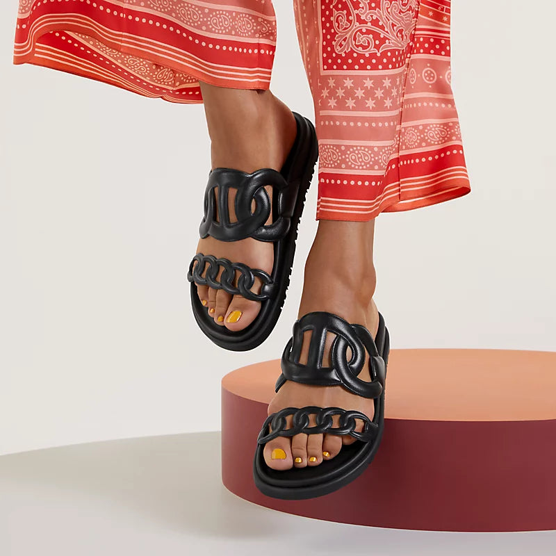 Hermés Extra Sandals Noir