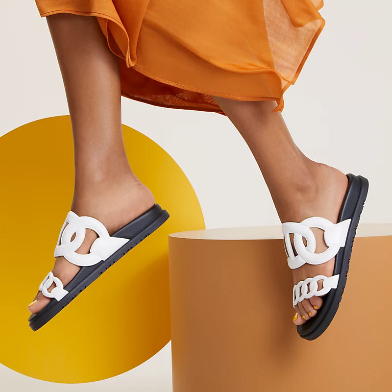 Hermés Extra Sandals Blanc