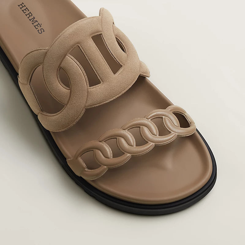 Hermés Extra Sandals Beige Sable