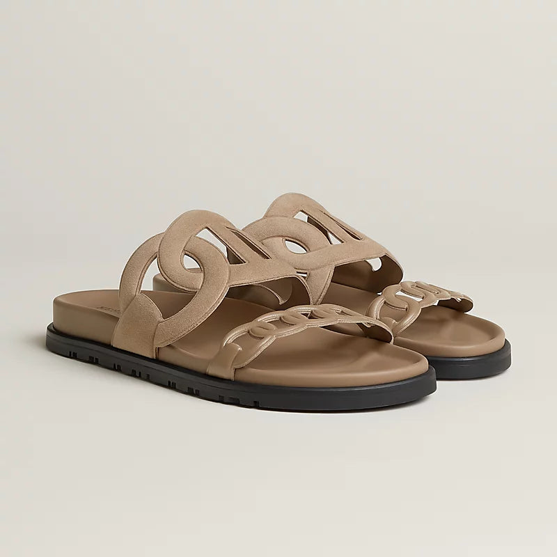 Hermés Extra Sandals Beige Sable