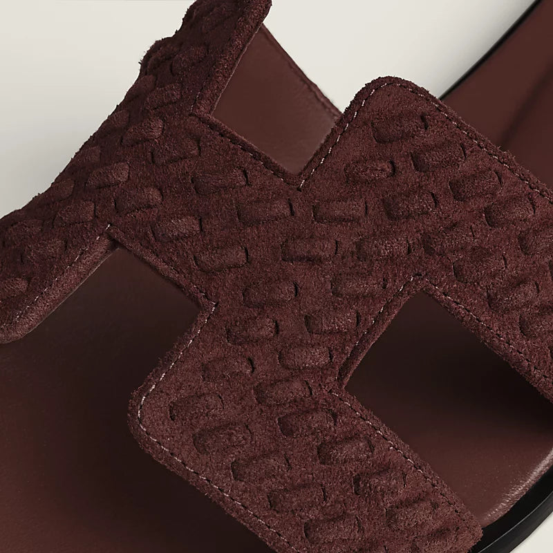 Hermès Oran Sandal Marron Palissandre