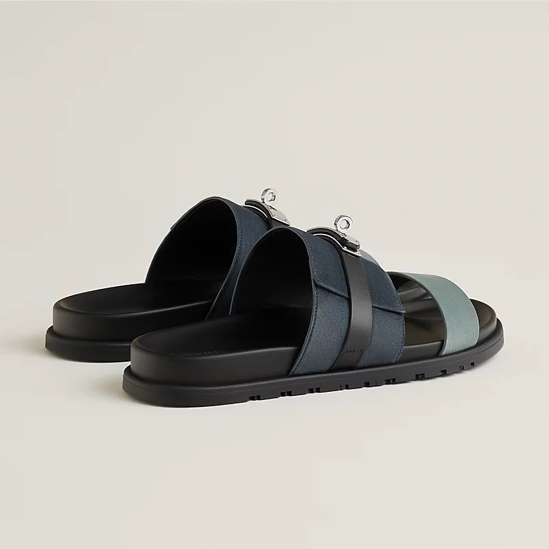 Hermès Jackson Sandal Multicolore Bleu Tonnerre
