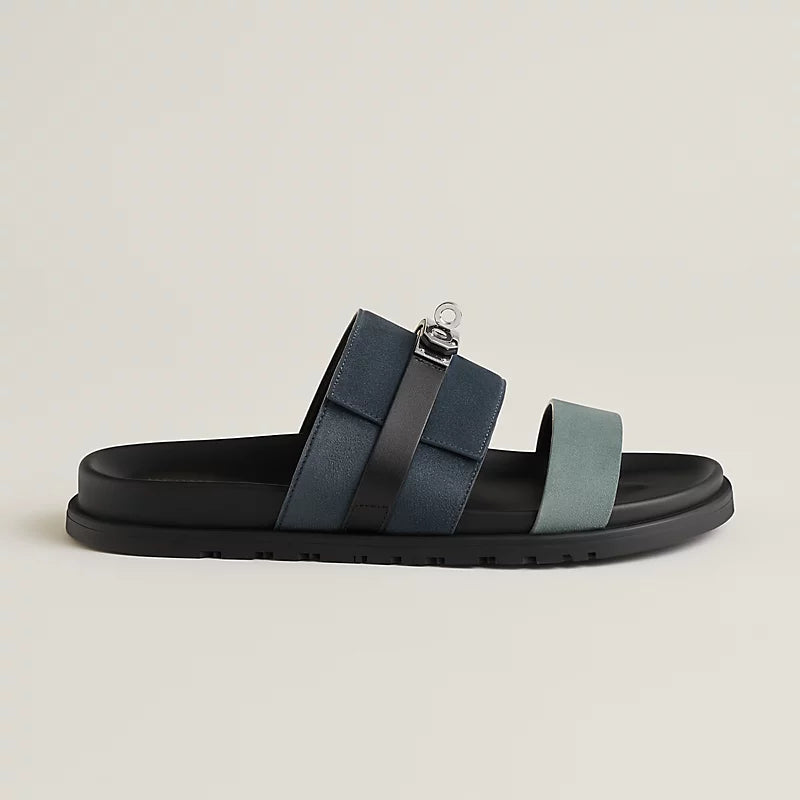 Hermès Jackson Sandal Multicolore Bleu Tonnerre