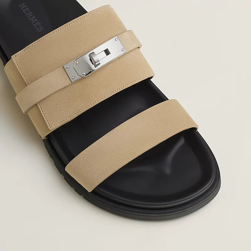Hermès Jackson Sandal Beige Lin