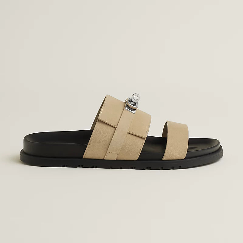Hermès Jackson Sandal Beige Lin