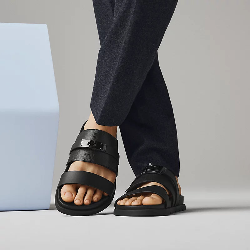 Hermès Jackson Sandal Noir