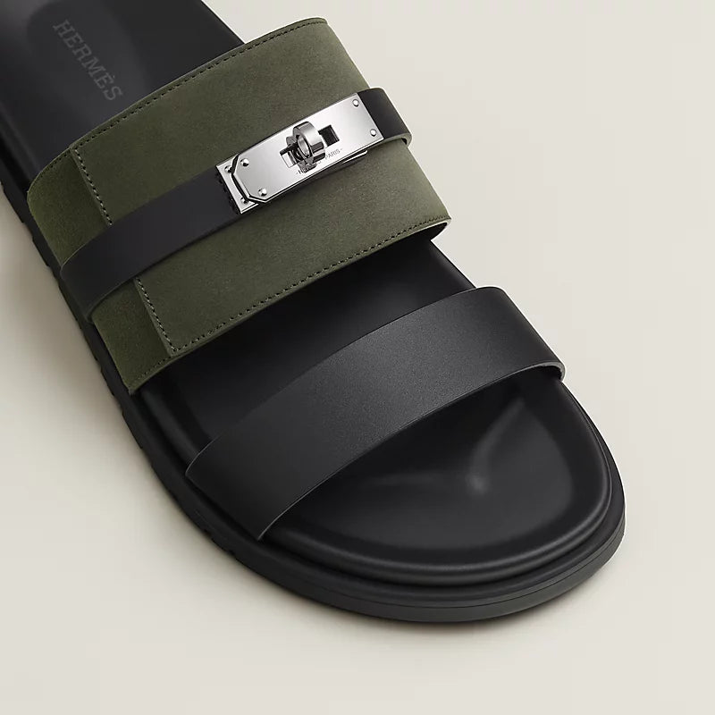 Hermès Jackson Sandal Vert Forêt
