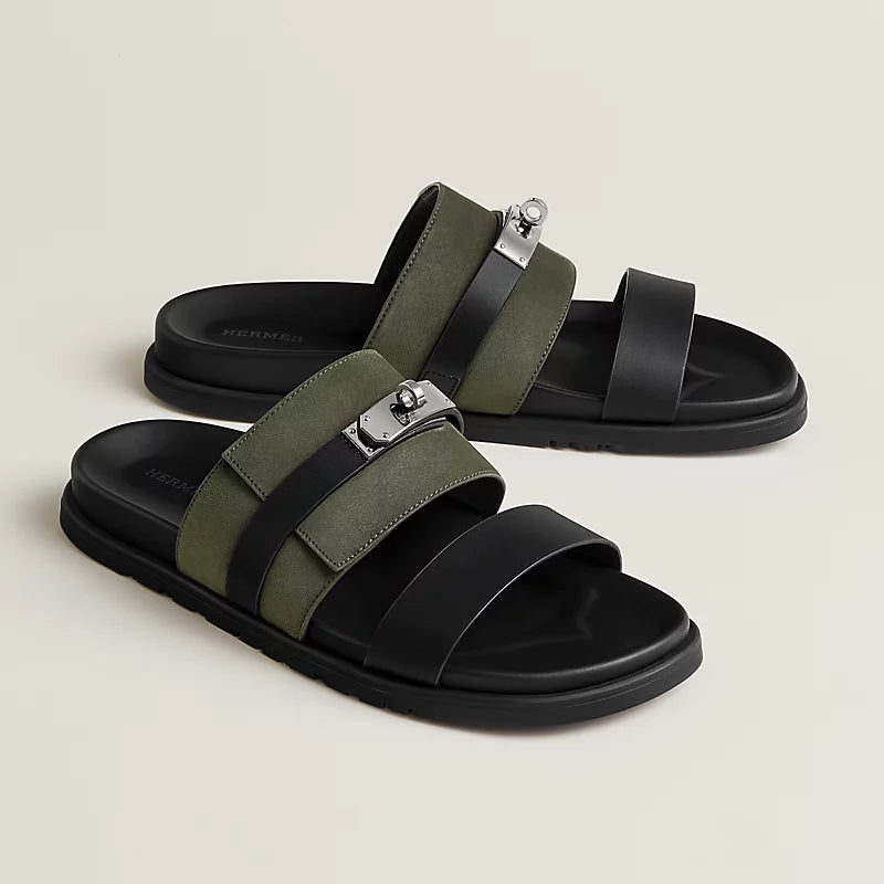Hermès Jackson Sandal Vert Forêt