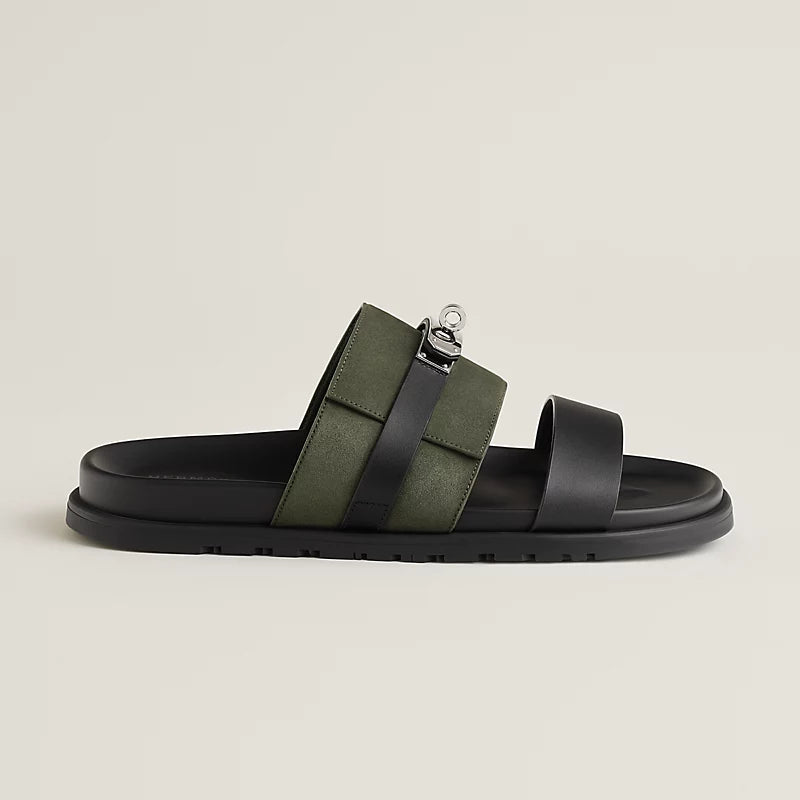 Hermès Jackson Sandal Vert Forêt