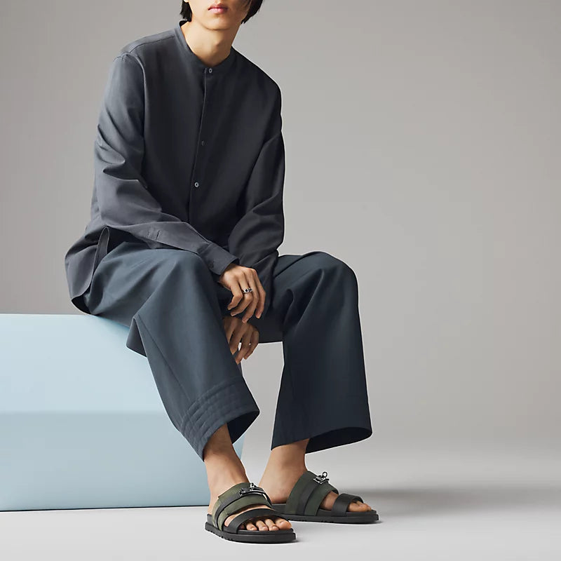 Hermès Jackson Sandal Vert Forêt