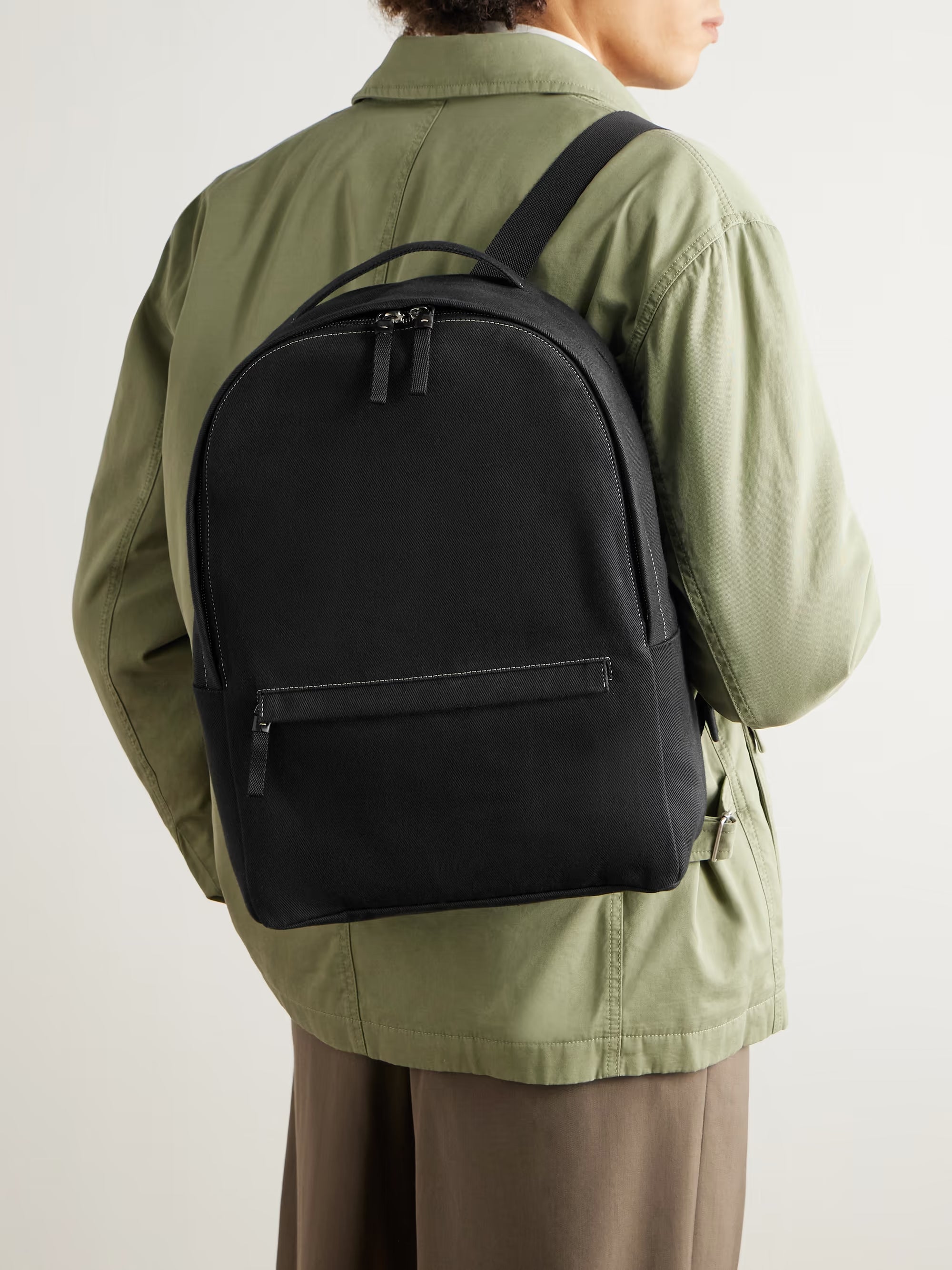 The Row Sisal Canvas Backpack