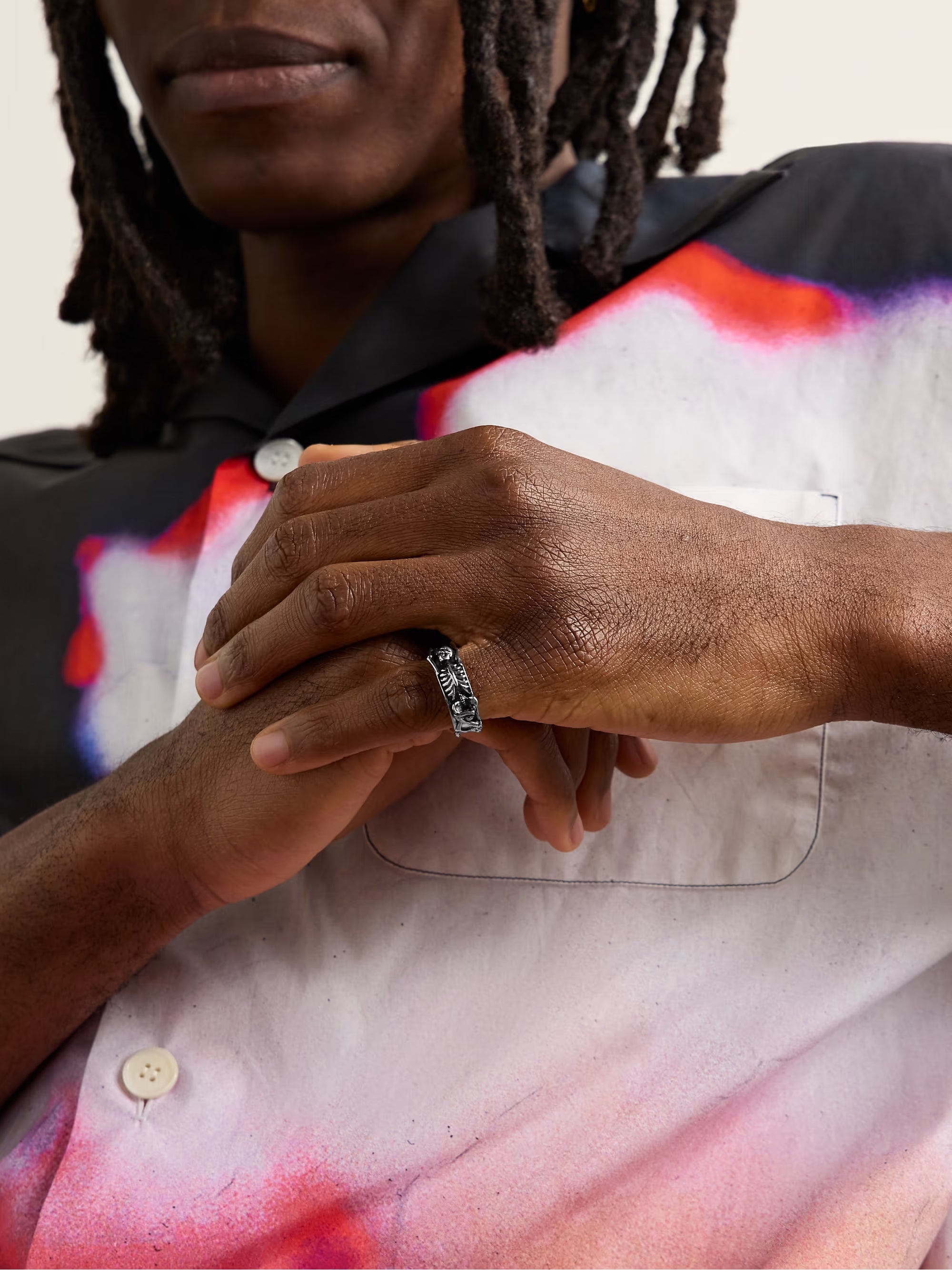 McQueen Silver-Tone Ring