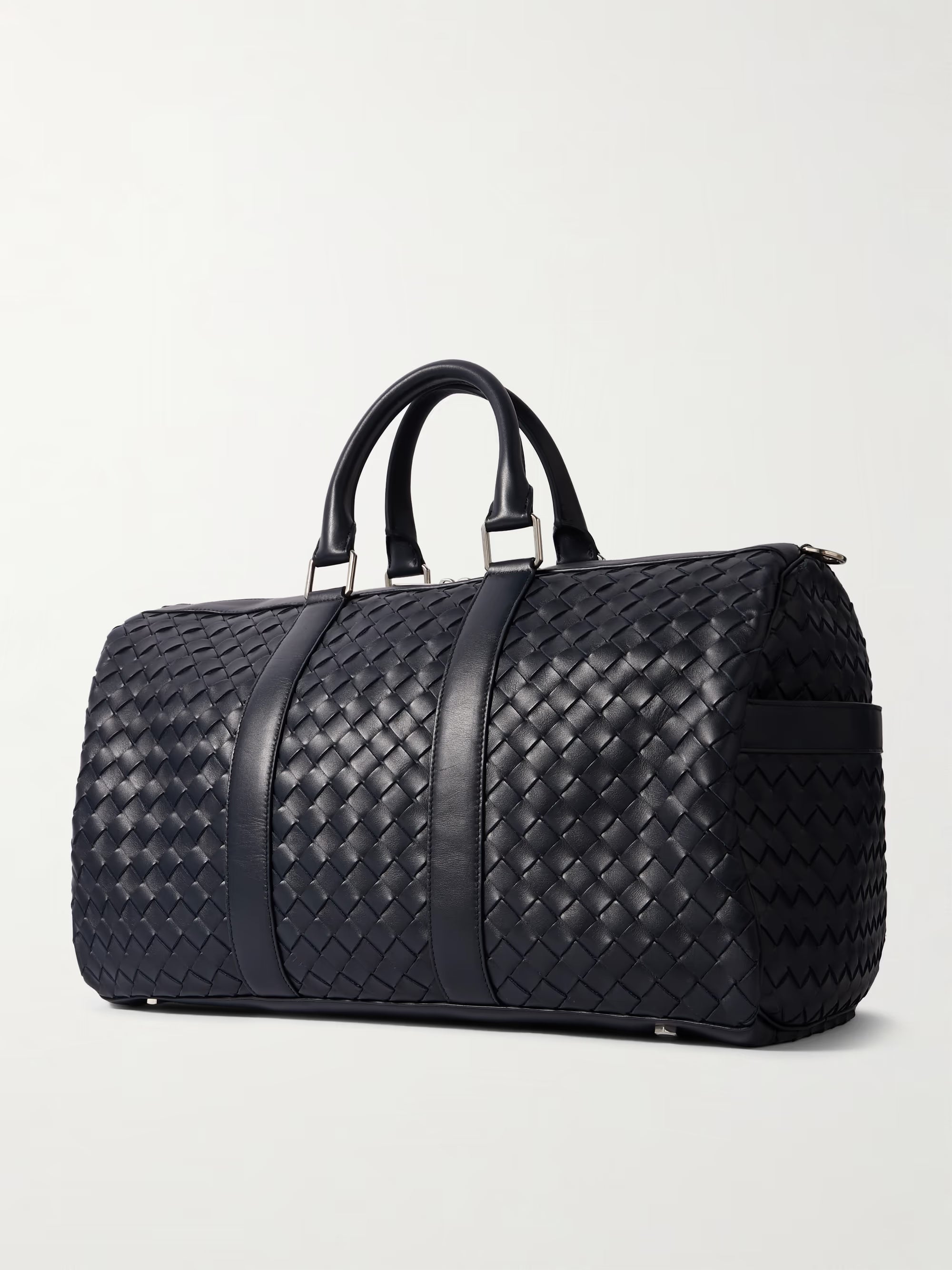 Bottega Veneta Intrecciato Leather Duffle Bag