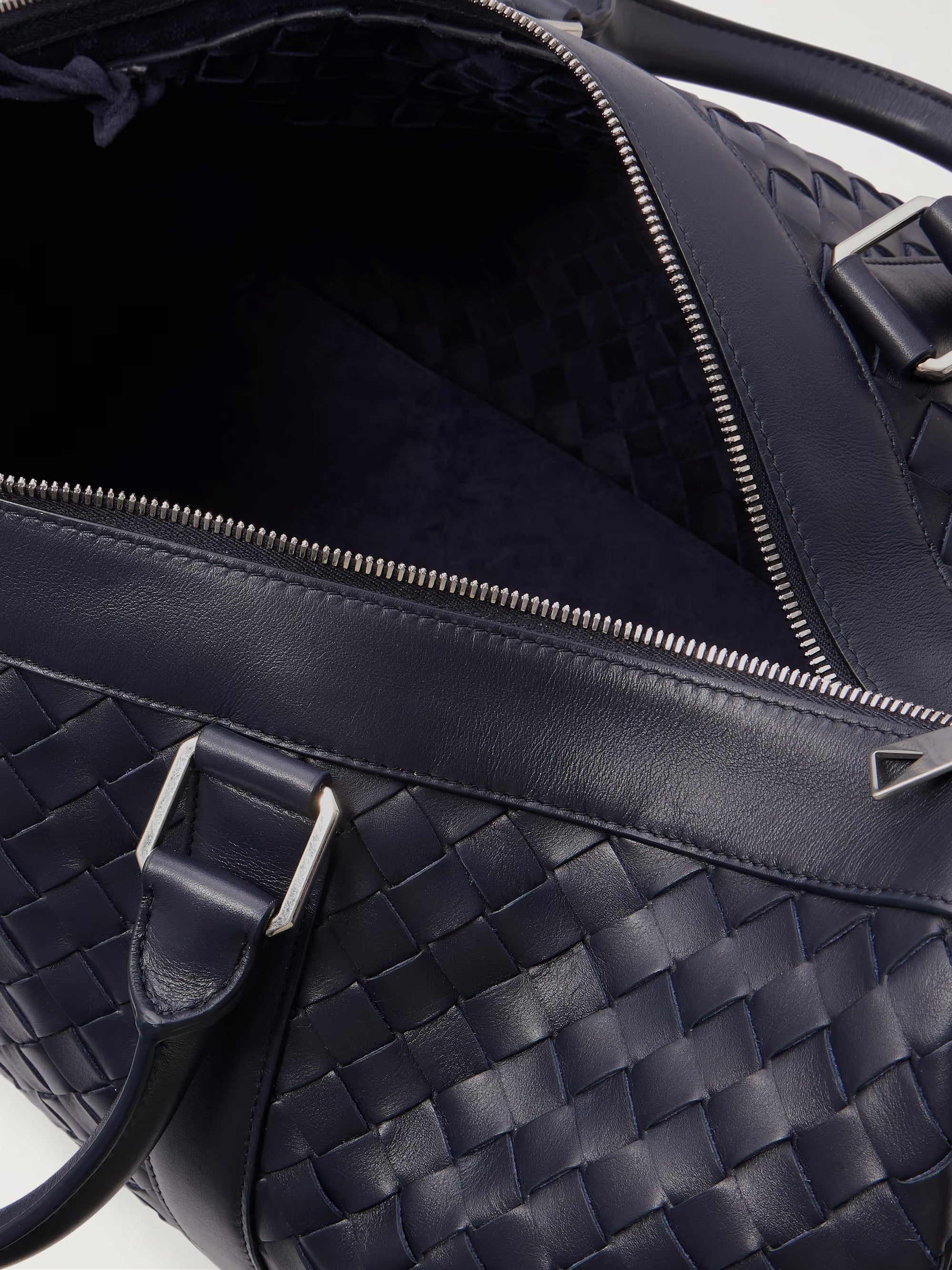 Bottega Veneta Intrecciato Leather Duffle Bag