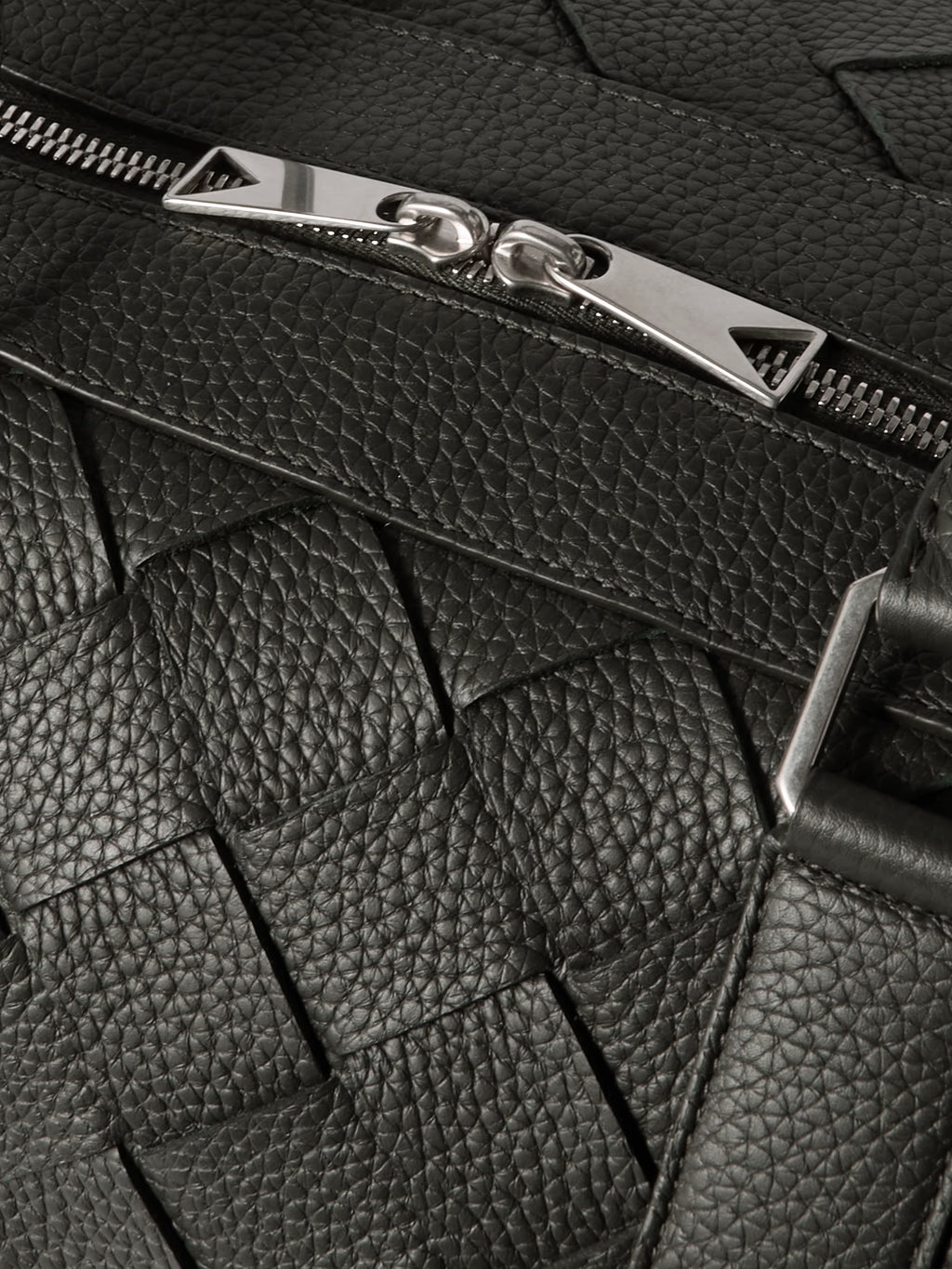 Bottega Veneta Intrecciato Full Grain Leather Duffle Bag