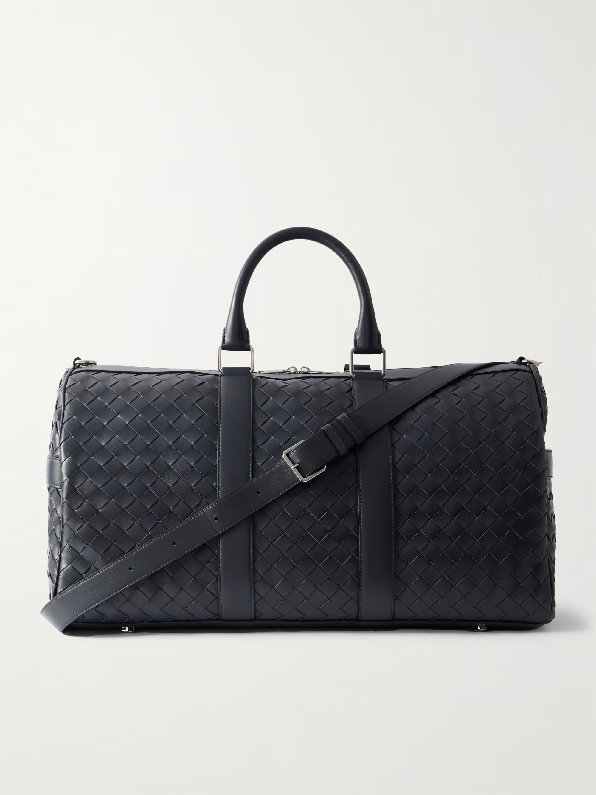 Bottega Veneta Intrecciato Leather Weekend Bag