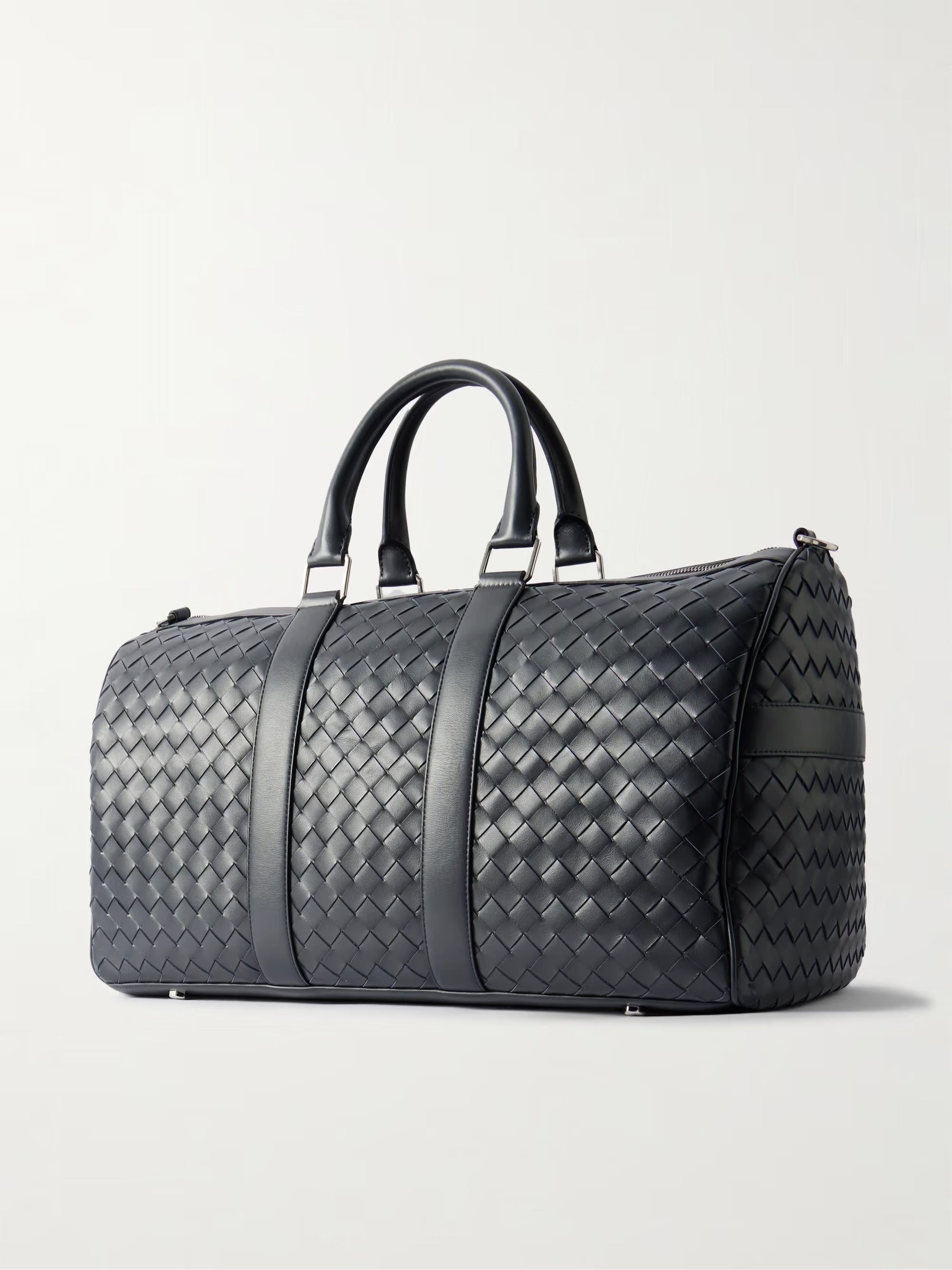 Bottega Veneta Intrecciato Leather Weekend Bag