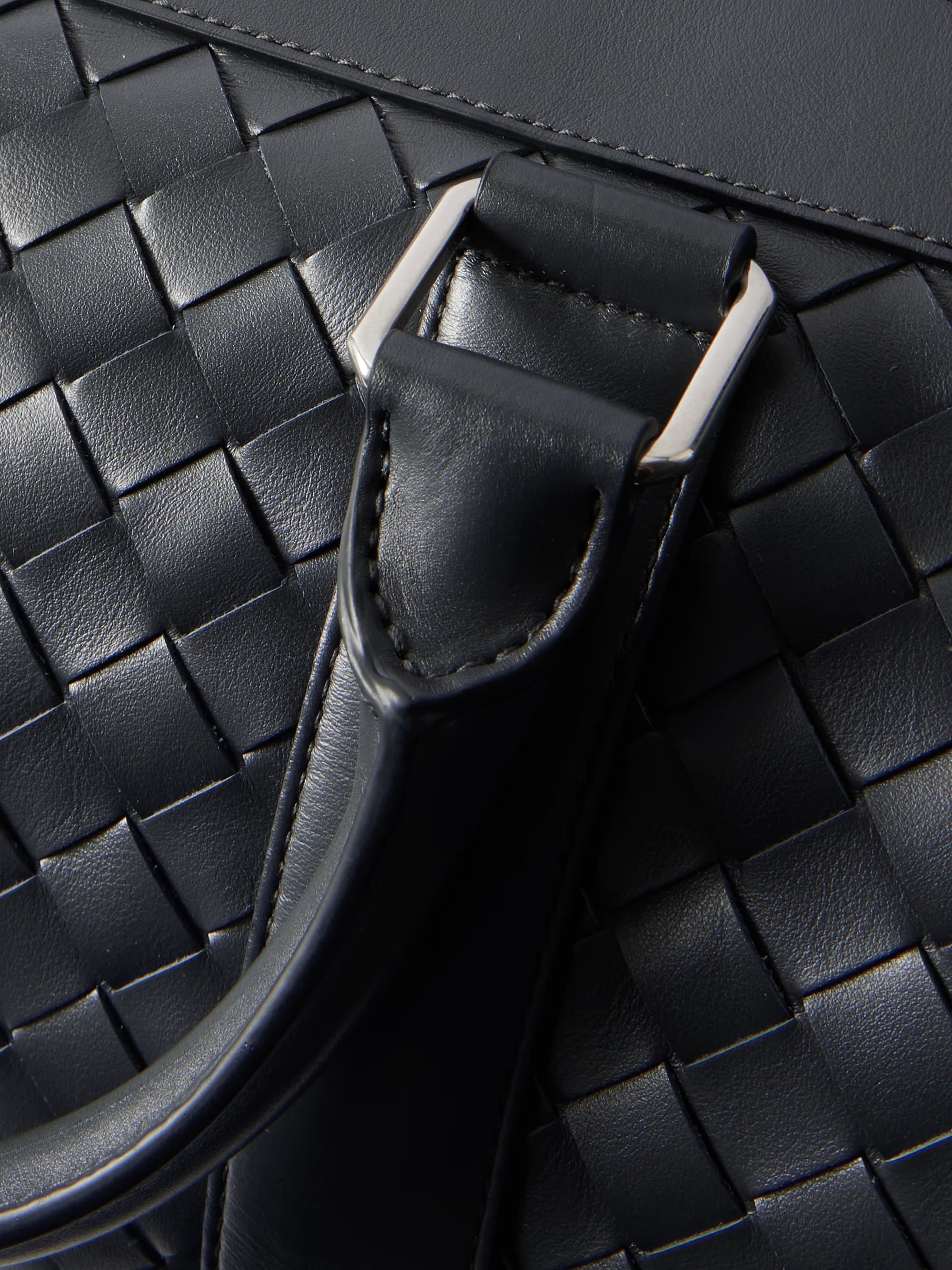 Bottega Veneta Intrecciato Leather Weekend Bag